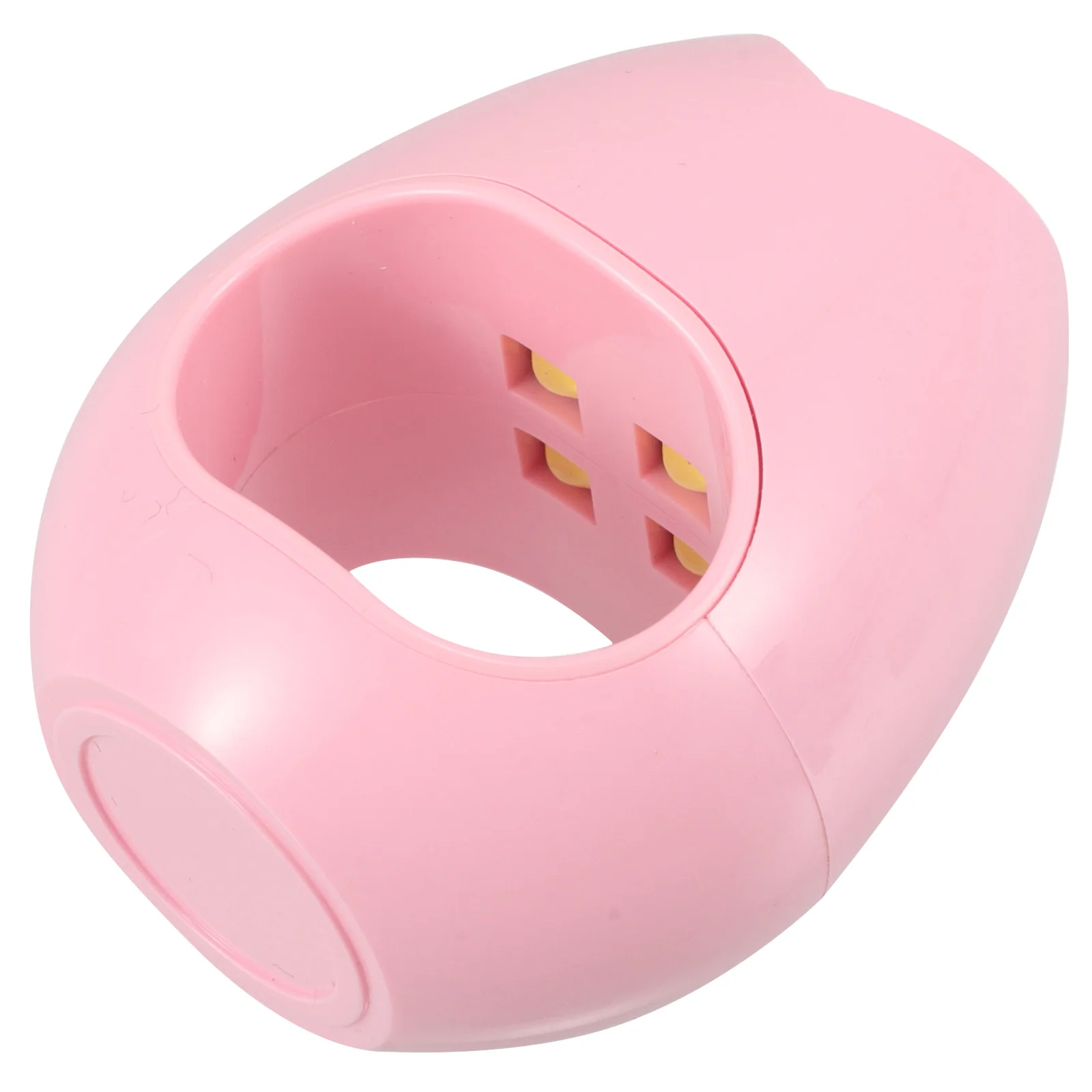 

Portable Mini Nail Lamp Dryer USB Pink Rose Design Single Finger Light Gel Polish Drying Plastic Cordless