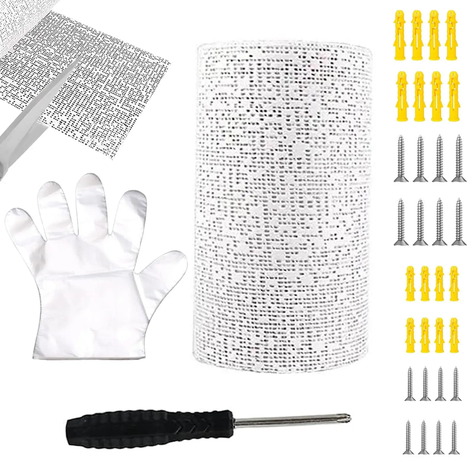 Drywall Anchors Repair Kit Quick Fix Heavy-Duty No-Redrill Dry Wall Repair Kits Loose Wall Hole Fix Patches For Office Kitchen