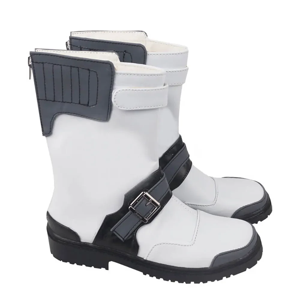 idolish7 Minami Natsume Cosplay Laarzen Aangepaste witte schoenen voor unisex