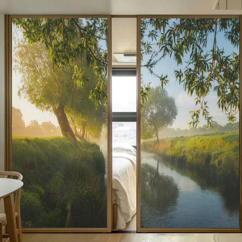 ドアやガラスフィルム用のつや消し接着剤,接着剤なし,取り外し可能な日焼け止め,プライバシーウィンドウ,フィルム