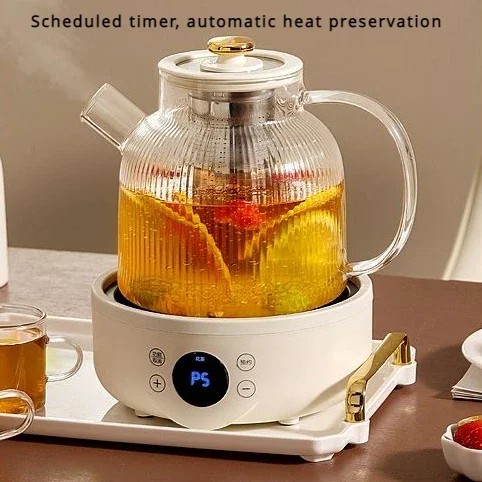 

Health pot multifunctional household small office fully automatic glass tea maker kettle health cup new flower teapot