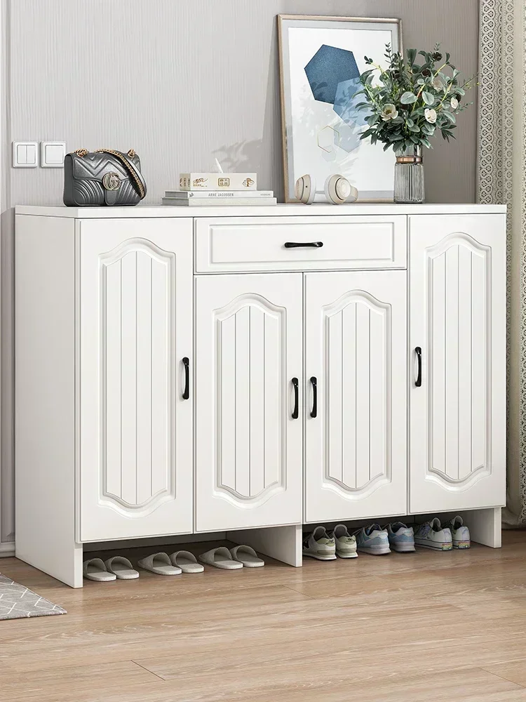 Shoe Cabinet Home Doorway Household Entrance Cabinet Integrated Wall-Mounted Economical Large Capacity Storage Shoe Rack