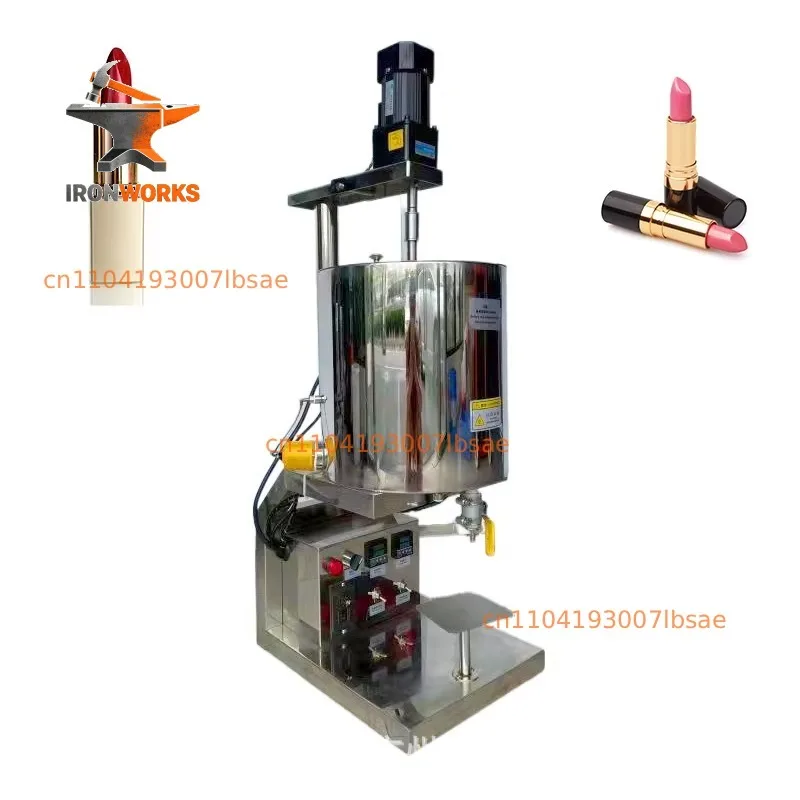 Manual Cream Liquid Filler Cosmetics Filling Machine with Heating for Matte Lipstick Production