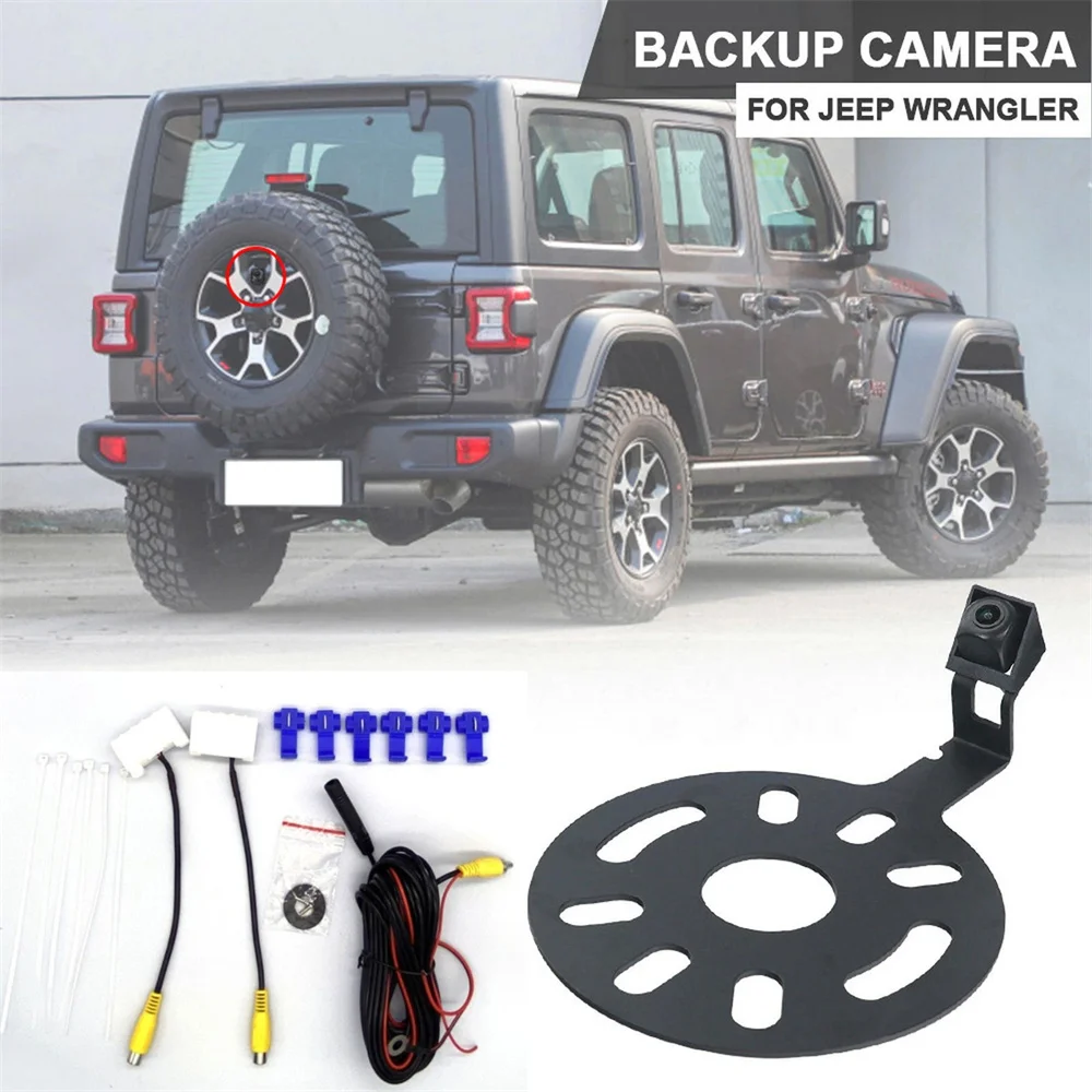 

12V Car Rear View Camera for Jeep Wrangler 2007 2008 2009-2018 Fixed Mount Backup Camera Waterproof Housing With Anti-Fog Lens