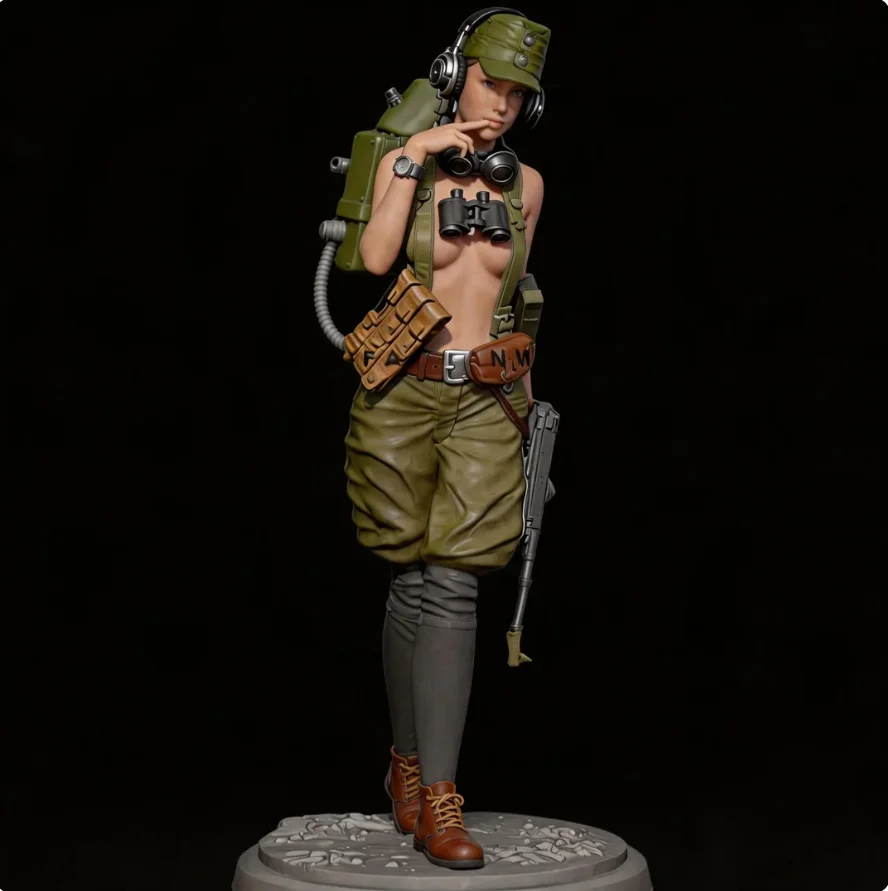 1/35 YUFAN Resin Soldier Model Kit Colorless Self Assembly  YFWW35-2080