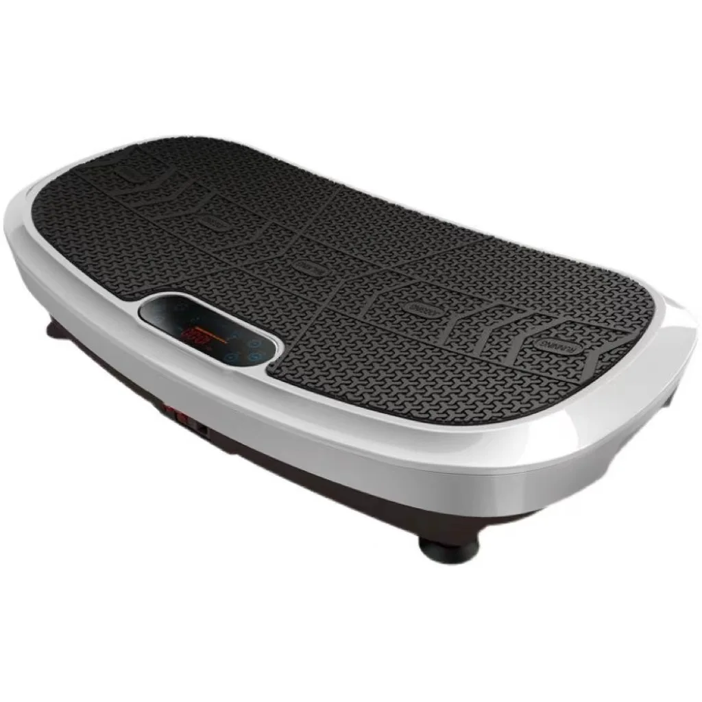 

4D Vibration Plate Exercise Body Massage Machine Fitness Crazy Fit LED Display Customizable OEM White Plastic Steel Rubber ABS