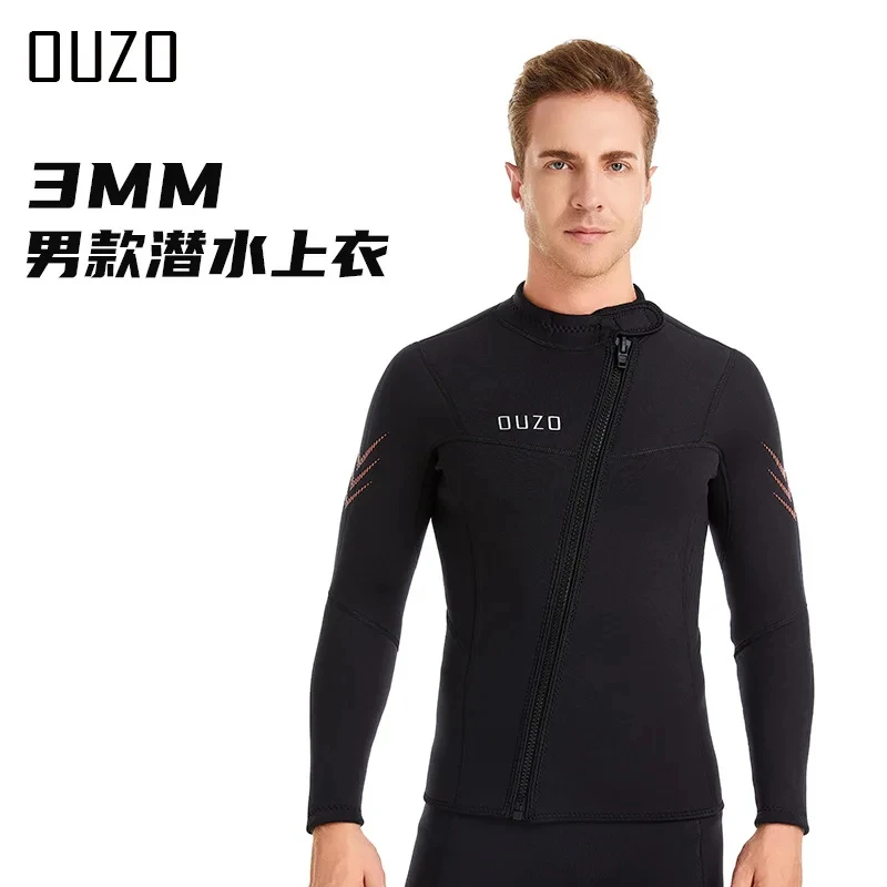 3MM Men Wetsuit Neoprene Underwater Keep Warm Women Diving Suit Surf Surfing Spearfishing Jacket Pants Snorkeling Equipment