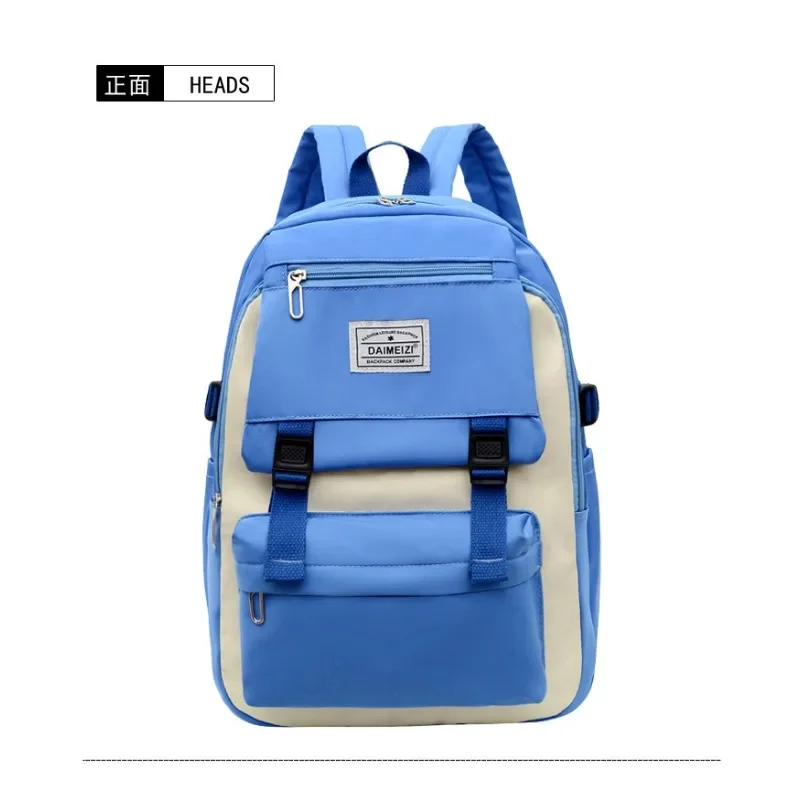 British Style Fashionable Versatile Backpack Teen Girl Princess Large Capacity School Bag Primary and Secondary School Bag