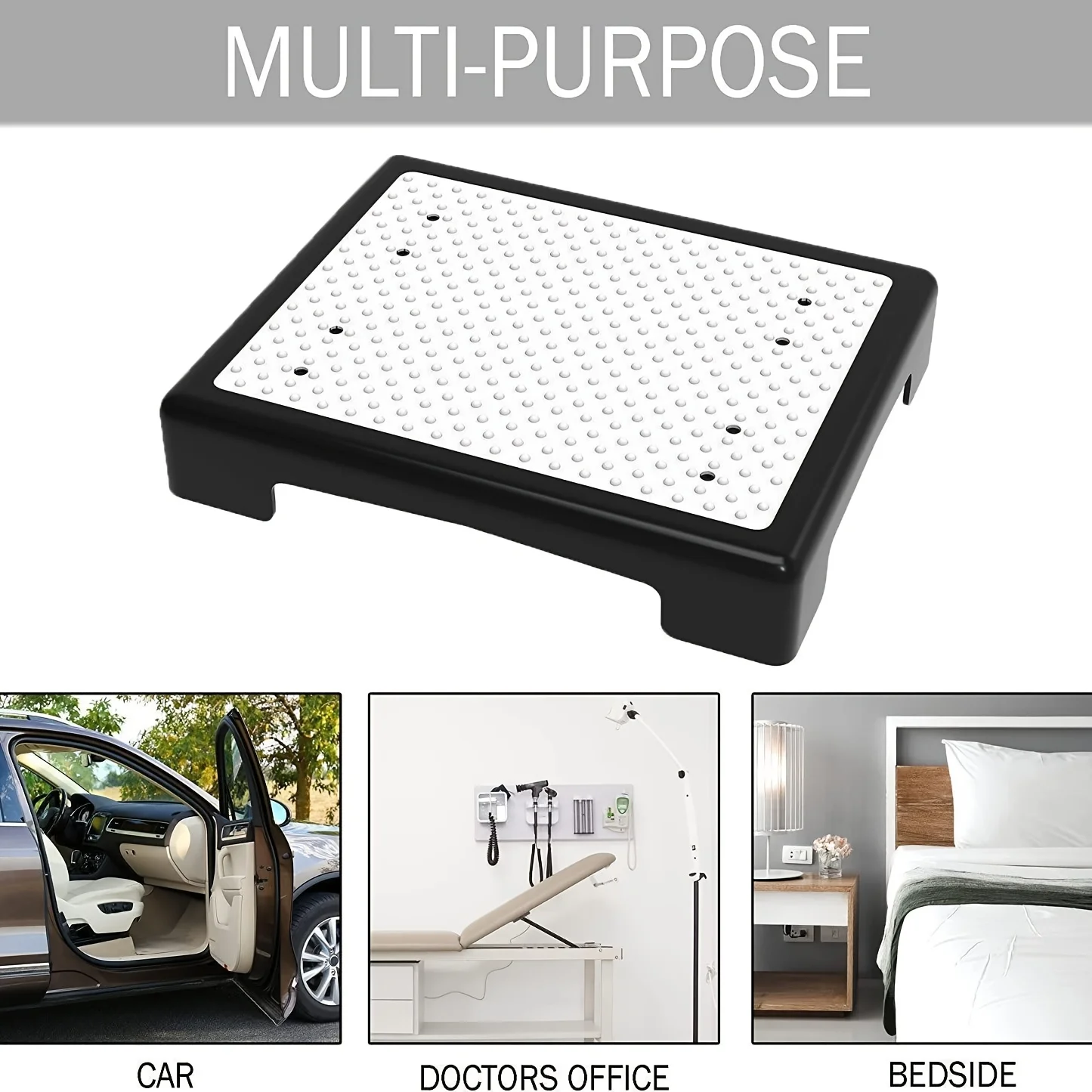 1pc Mobility One Step Stool, Heavy Duty Indoor Outdoor Non-slip Small Step Platform Assistive Device for Adult Elderly JJ1740