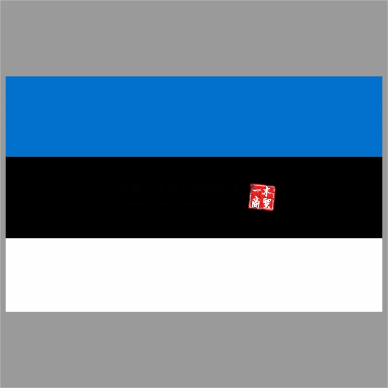 National flags of all countries in the world European national flag Decal estonia flag sticker Suitable for Motorcycles Window