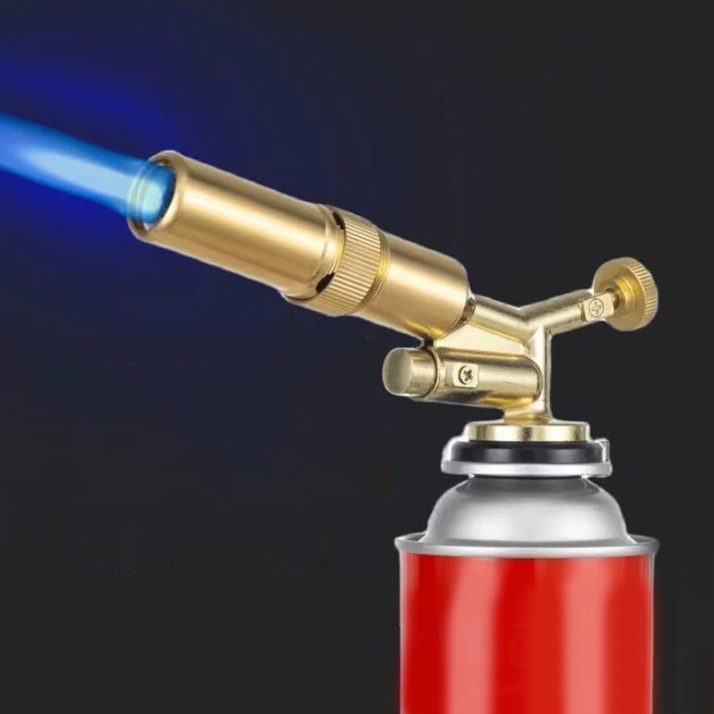 

Gas Tank Camping Supply Outdoor Burner Copper Core Garden Flame Fire Starter Alloy Bbq Lighters for Grill Long