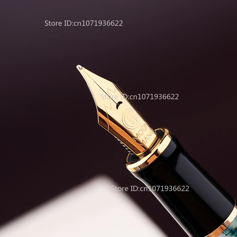 

Перьевая ручка Majohn M600S, изумрудно-синяя, No 6, иридиевое перо, подарочная ручка для письма с чернилами для офиса, школьные принадлежности, канцелярские принадлежности, подарок