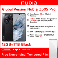 Nubia Z50S Pro 5G wersja globalna 120 Hz AMOLED Snapdragon 8 Gen 2 najnowszy podwójny aparat 50 MP