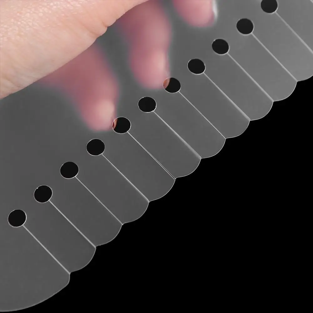 Multi Hole Hair Extensions Heat Shield Guards Makeup Durable Glue Protector Templates Professional Reusable Heat Shield Spacers