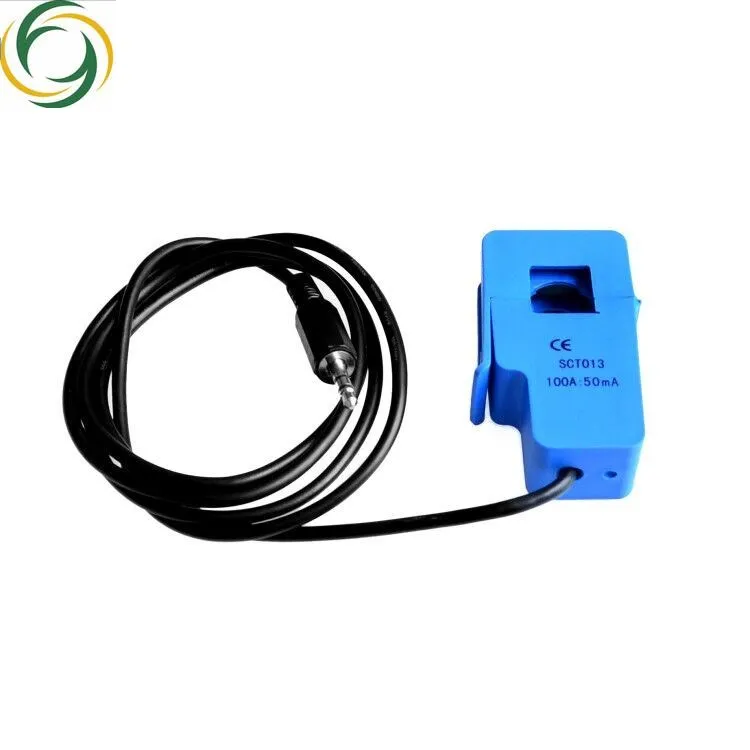 5pcs/lot SCT-013 0-100A Open-Close Current Transformer SCT013 Non-invasive AC Current Sensor Split Core Current Transformer