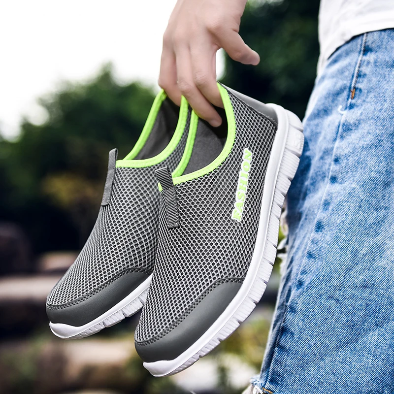 

Men's Sneakers Men Mesh Shoes Summer New Comfortable Men Casual Shoes Breathable Men Loafers Flats Zapatillas Hombre