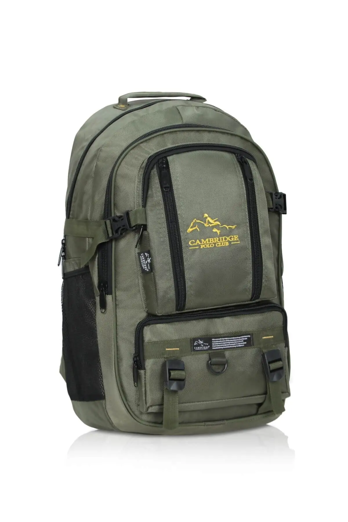 Mountaineer Ransel Khaki Cerpelai, Hijau Tentara, Tas Luar Ruangan, Mendaki, Mendaki, Berkemah, Tas Memancing, Tas Uniseks Pria-wanita,