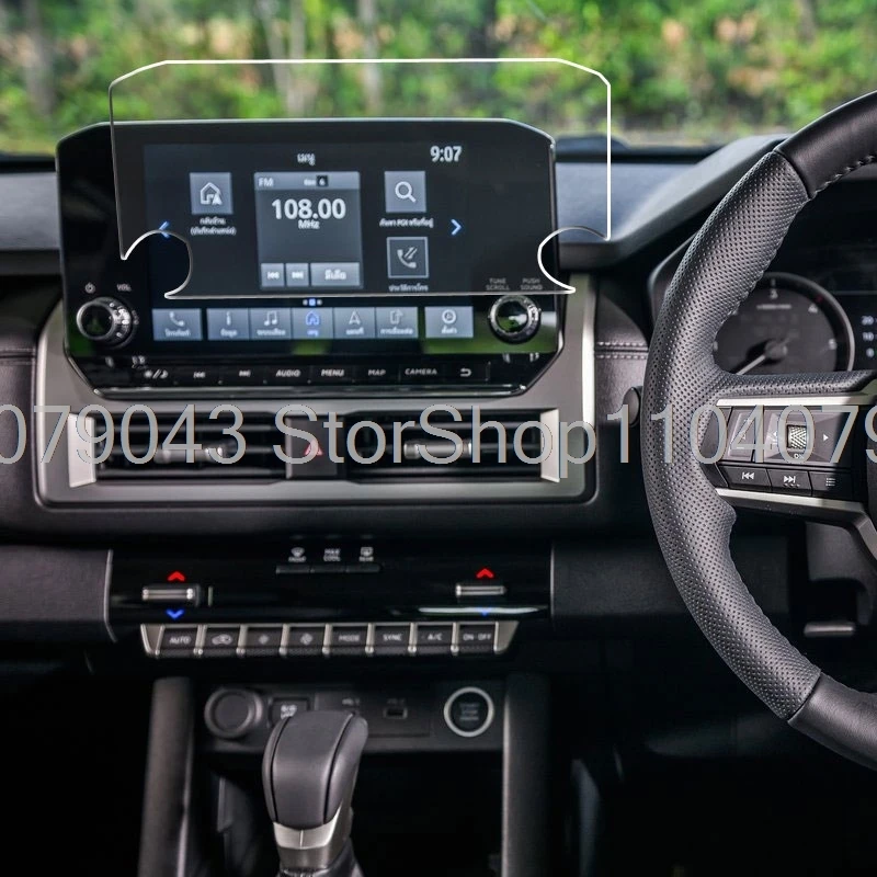 PET Screen protector film For Mitsubishi L200 2024 2025 car radio gps navigation anti-scratch accessories