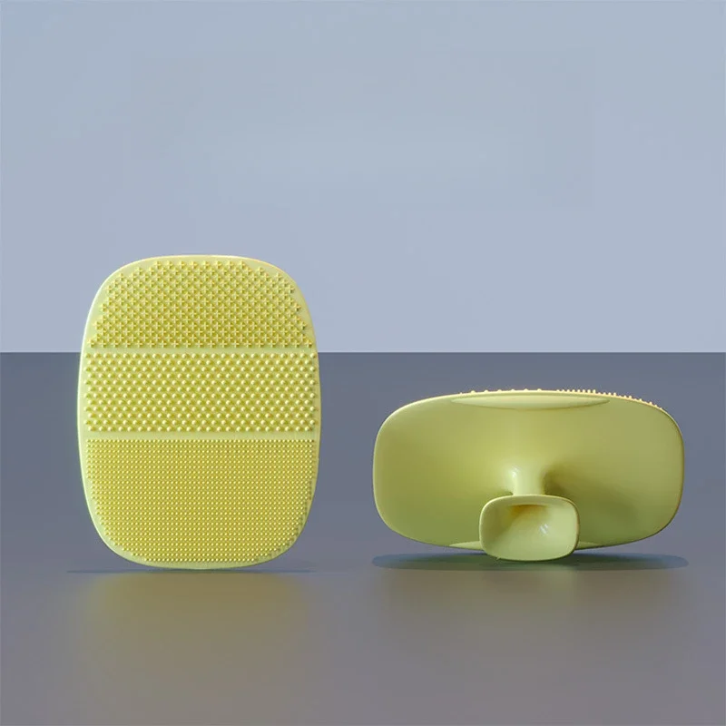 Siliconenborstel Schoon Geen sliphandvat Body Scrubber Reinigt SPA Exfoliërende Huidverzorging Badkameraccessoires Gezichtsborstel Cosmetica