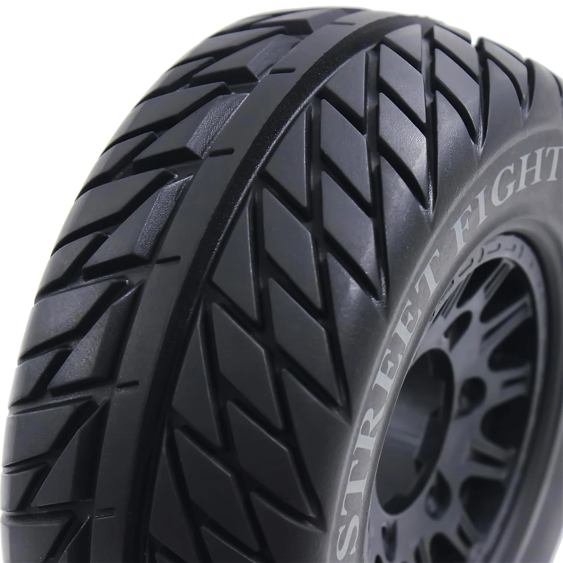 1/10 1/8 RC Truck Tires And Wheels 12mm 14mm 17mm Hex OD 4.45" For 1:8 1:10 Scale Truck On Road Car Arrma Senton 3S Axial Losi - view 3