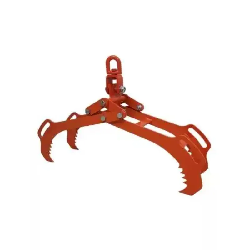 1pcs Heavy Duty Log Grapple Clamp Timber Tree Holding Clip Logging Equipment