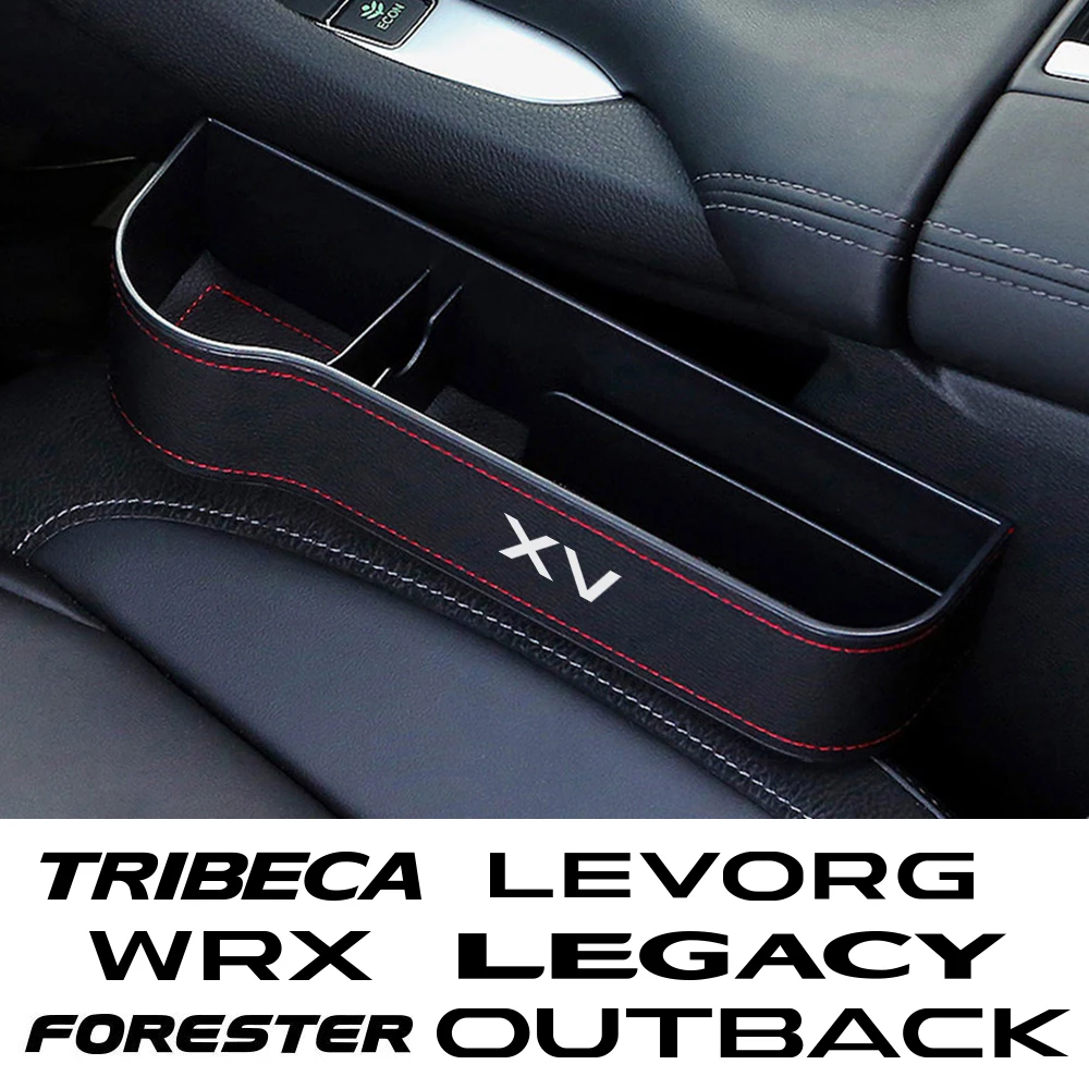 Car Seat Slit Storage Box Auto Accessories For Subaru Forester XV Outback Legacy WRX Tribeca Levorg BRZ Crosstrek Exiga Ascent