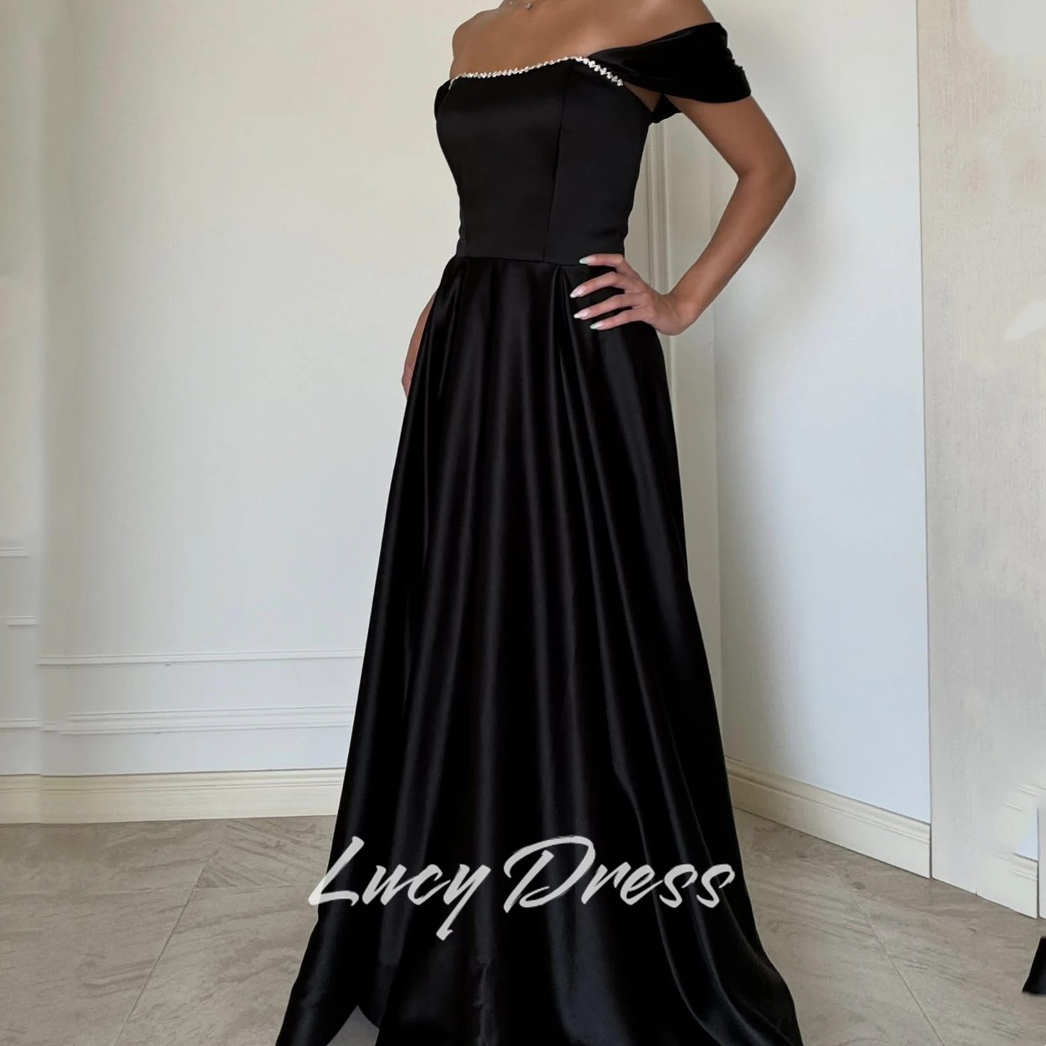 

Lucy Customized Elegant Gowns Elegant Evening Dresses for Woman Luxury Prom Dress Black Girl Special Occasion Dress prom dresses