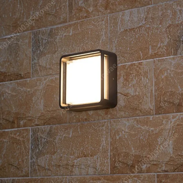 Light For Building External Wall Mounted Custom Modern New Creative LED Light Vertical Waterproof Outdoor Wall Lamp Fixture