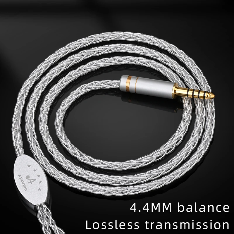 hifi audio cable 4.4mm JACK balanced interface 4.4 to 2 rca signal cable AUX line Headphone Amplifier cable 4.4mm plug to 2 RCA