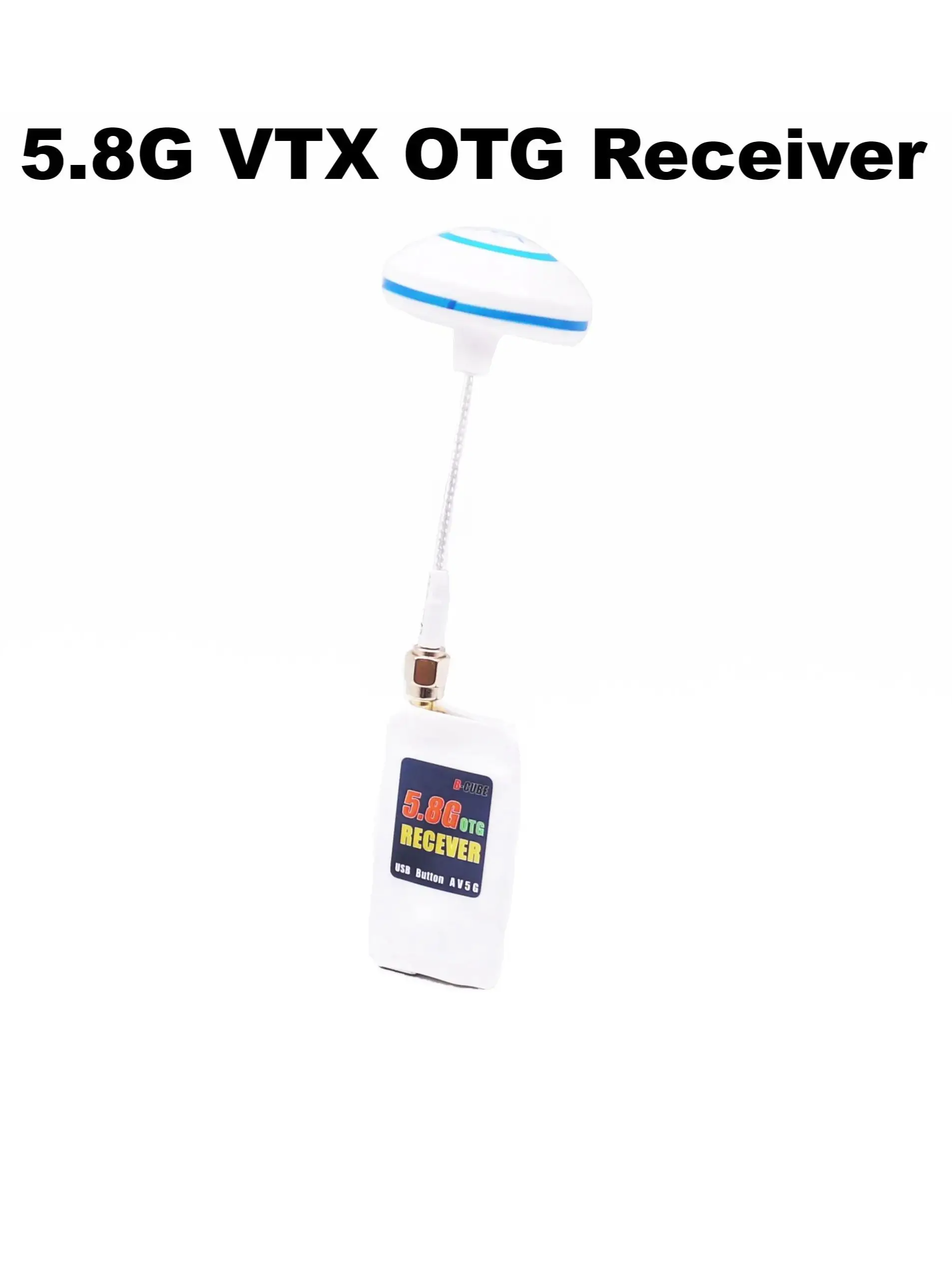 B-CUBE VTX OTG-ontvanger 5.8G 150CH Kanaal FPV VTX800 1000 1600 2500 MW Videozender Audio Android-telefoon RC Vliegtuig Drone - afbeelding 2