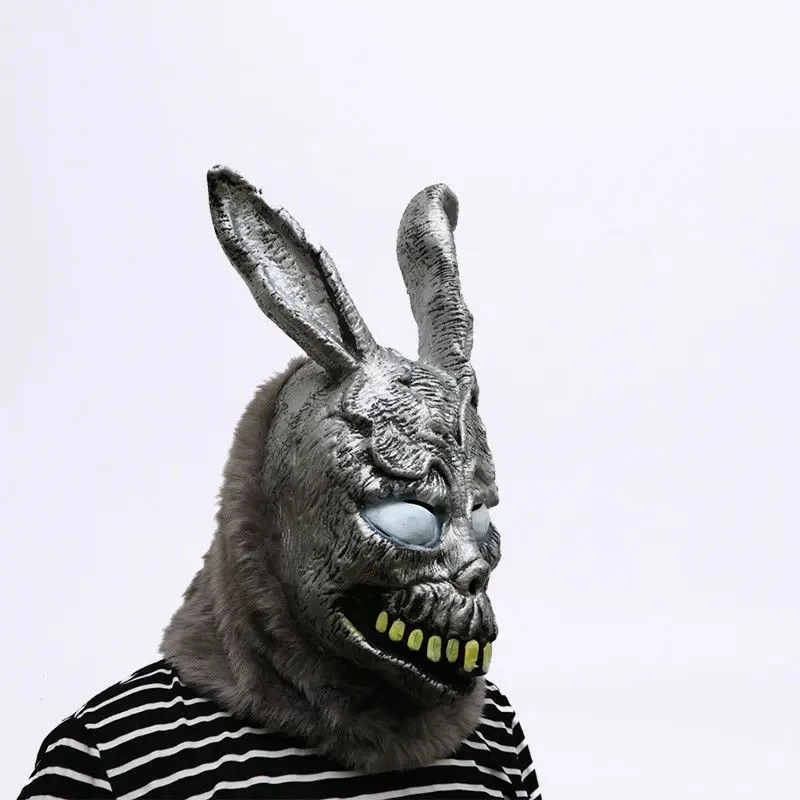 Kreskówka Donnie Darko FRANK maski króliczka zwierzęce maski królika impreza z okazji Halloween kostiumy Cosplay karnawał Bar Party ﻿