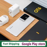 DHL Fast Delivery Realme GT 6 Cell Phone 120W Charge 5800mAh Battery Snapdragon 8 Gen 3 OTA 6.78\