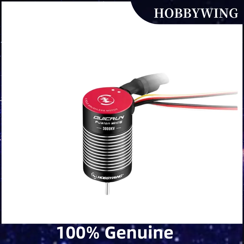 

HOBBYWING QUICRUN Fusion Mini16 30A 3000KV Brushless Sensored Waterproof Motor ESC 2-IN-1 Machine for 1/16 1/18 RC Car Crawler