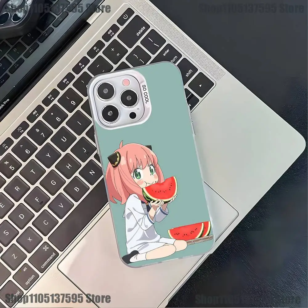 Funda de teléfono Spy X Family Bond Yor Anya para iPhone 17,16,15,14,13,12,11,Pro,XS,Max,Plus,Mini,SE4,E, funda blanca mate a prueba de golpes
