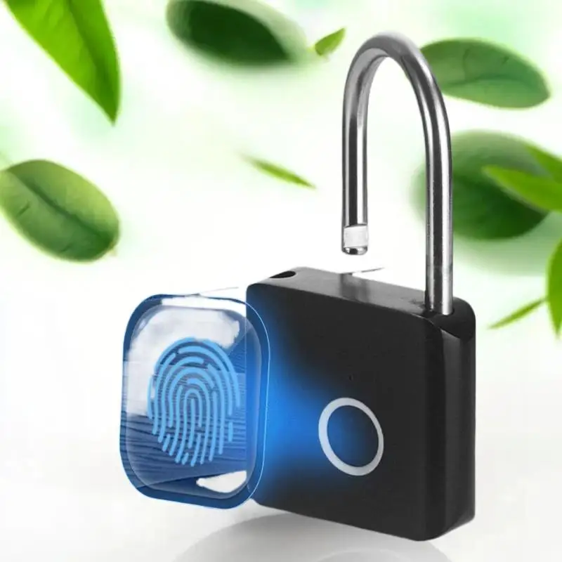 0.5초 잠금 해제 스마트 자물쇠, USB 충전, 방수, 열쇠 없음, 도난 방지 지문 도어 잠금 장치 세트