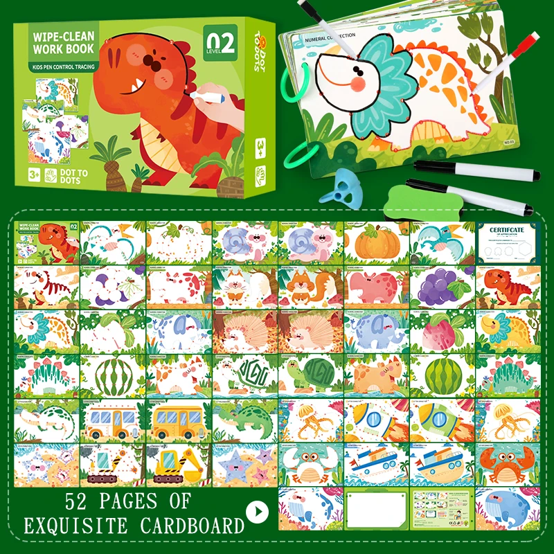 Crianças desenho brinquedo caneta controle treinamento cor forma matemática jogo conjunto criança atividades de aprendizagem montessori educacional para