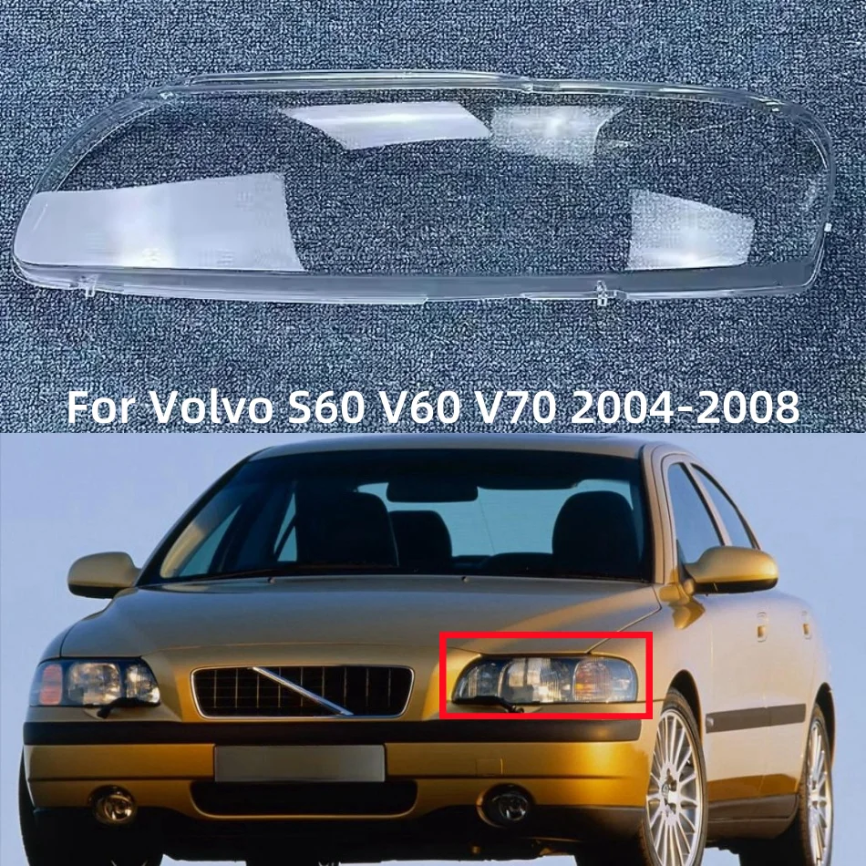 

Для Volvo S60 V60 V70 2004 2005 2006 2007 2008 автомобильные фары корпус фары стекло анти-УФ и антивозрастной