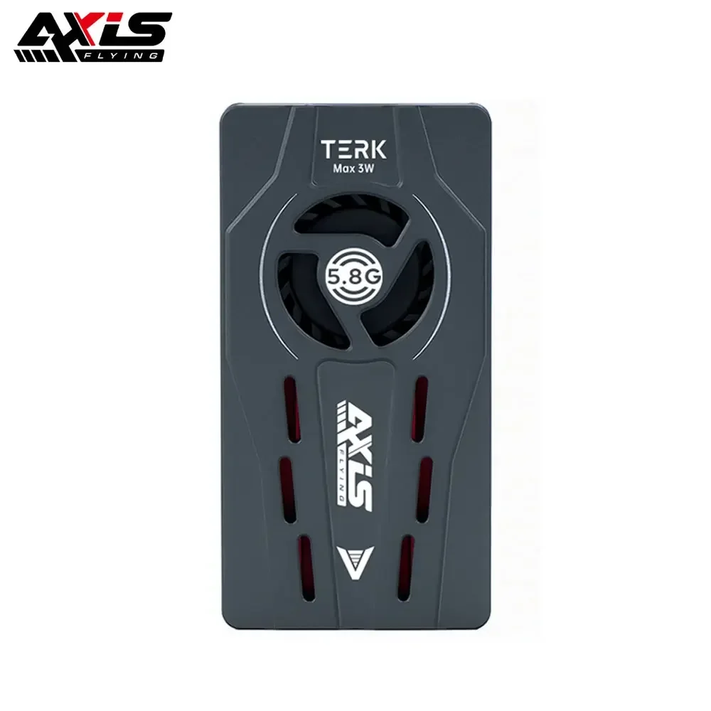 Axis flying Terk Max 5,8g 3W VTX-Lüfter mit CNC-Kühlkörper Doppel funktions tasten in Mikrofon leise für Langstrecken-RC-Fpv-Drohne gebaut