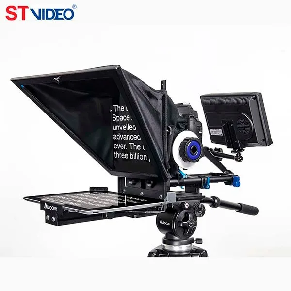 

Aluminum Alloy Elevatable Teleprompter On-camera Type Prompter Broadcasting Studio Camera Teleprompter