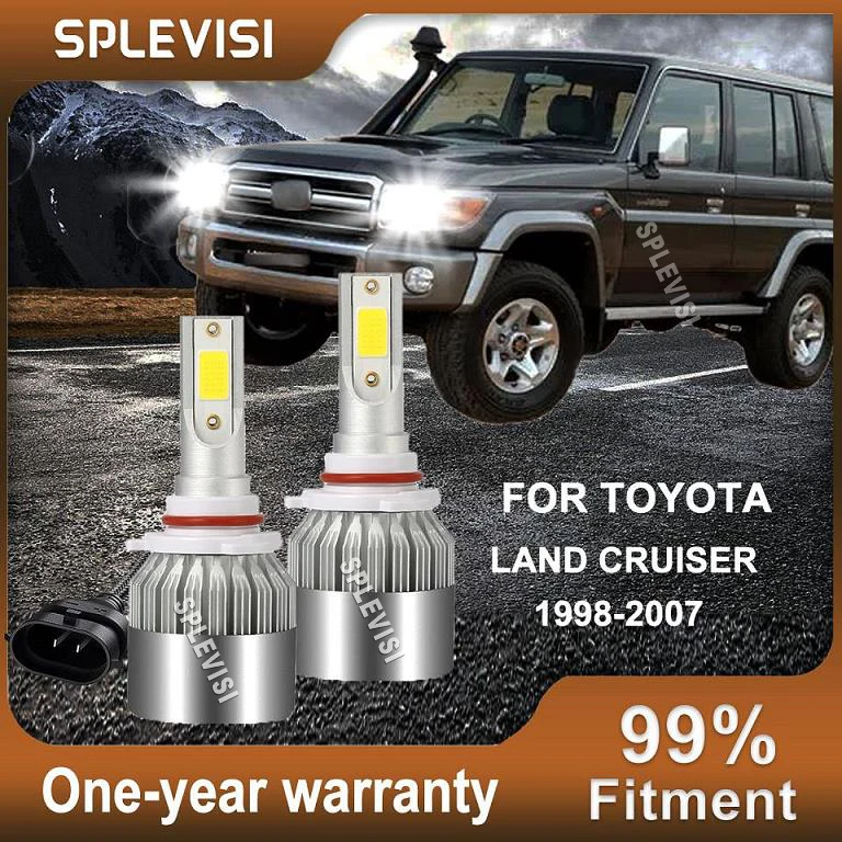 

2x LED Headlight Low Beam Bulbs White 9006 HB4 Replace For Toyota LAND CRUISER 1998 1999 2000 2001 2002 2003 2004 2005 2006 2007