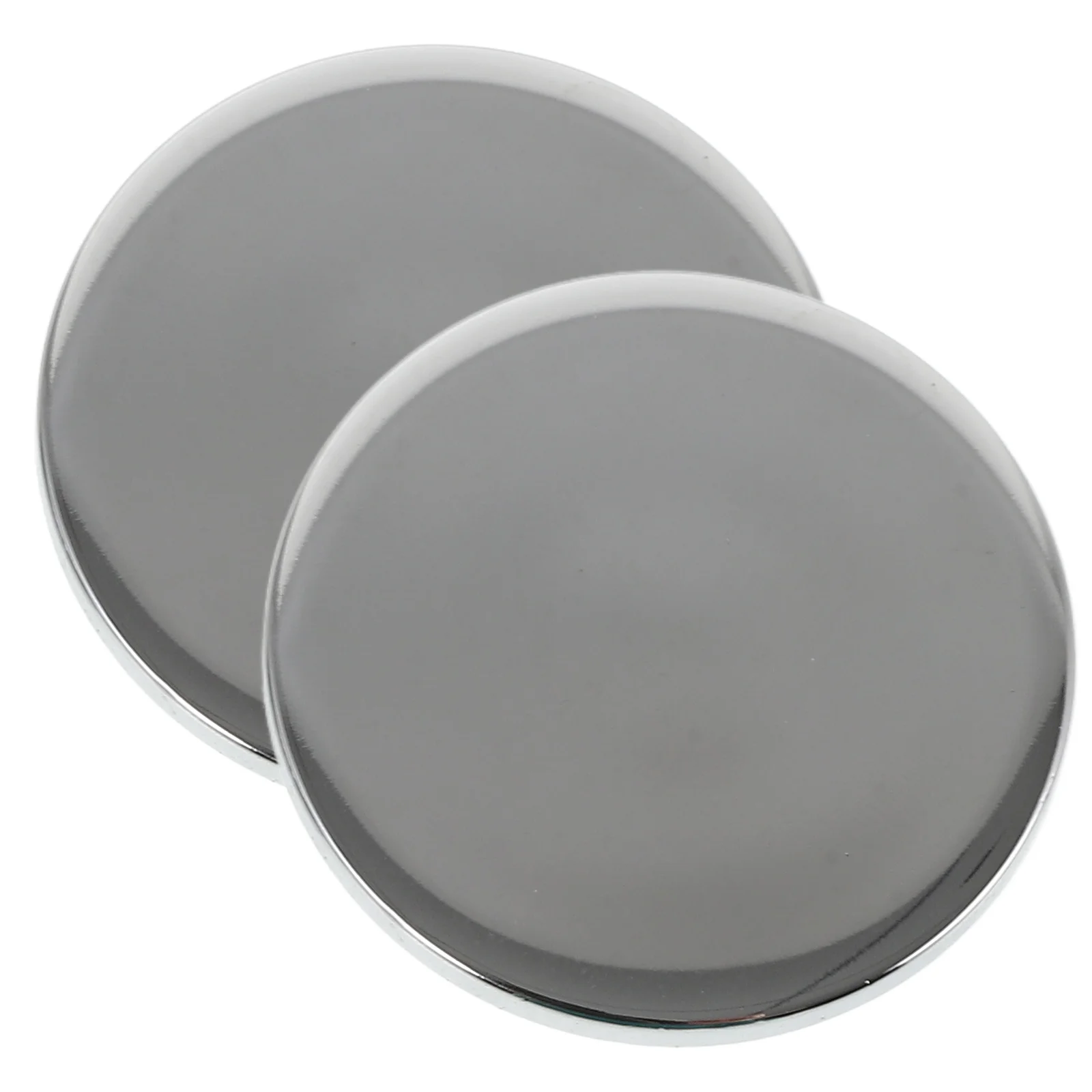 2 Pcs Washbasin Stopper Pool Sealing Cover Bathroom Covers Drain Hair Catcher Silver Overflow Tub