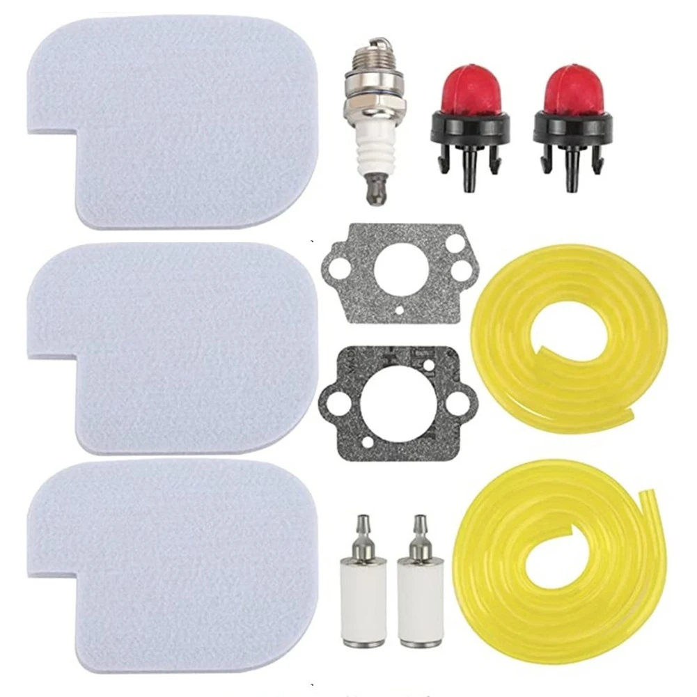 Tune Up Air Filter Kit Compatible with For Poulan Chainsaws P3314 P3416 P3816 P3818 P4018 S1970 Model 530057925