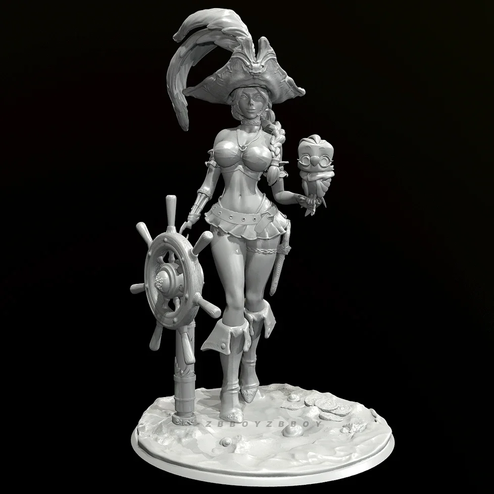 50mm 75mm Resin model kits figure beauty colorless and self-assembled 3D Printing TD-6789/3D