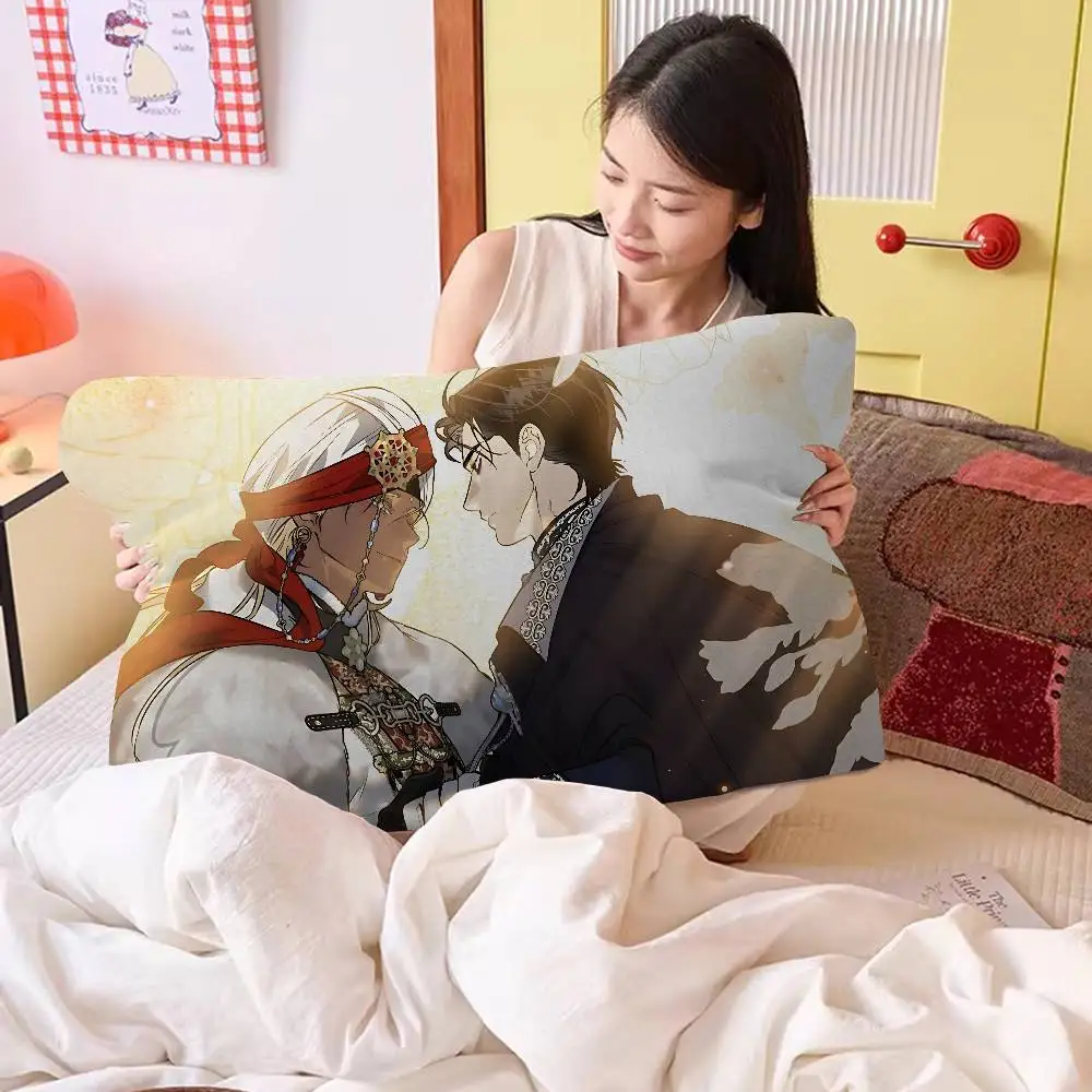 Brothers without a tomorrow bl Anime Household Polyester Oversized Thickened Adult Couple Pillowcases -Absorbent & Non-Slip