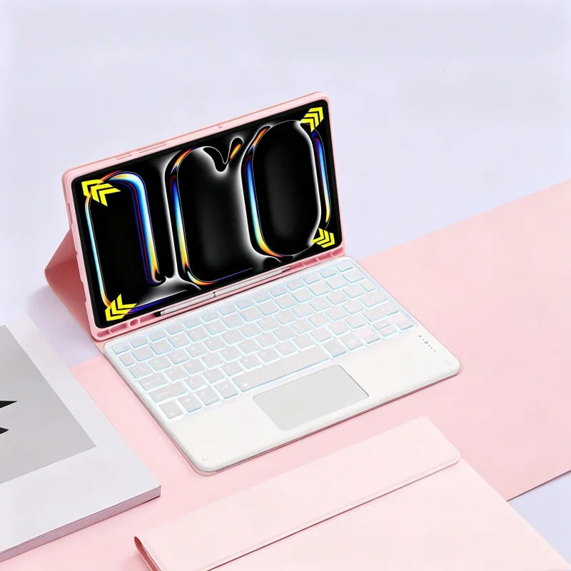 Case with Touchpad Keyboard Case for iPad Pro 11 M5 2025 A3358 A3359 Backlit Keyboard Funda for iPad Pro 11 M4 2024 Cover