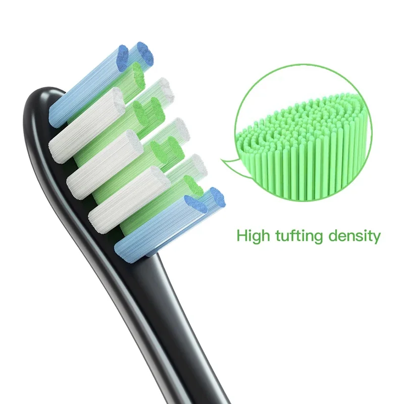 Xiaomi substituição Toothbrush Heads, Escova Elétrica Cabeças de Limpeza para Adu, Oclean X, X Pro, Z1, F1, Um, Ar 2, SE, 6Pcs