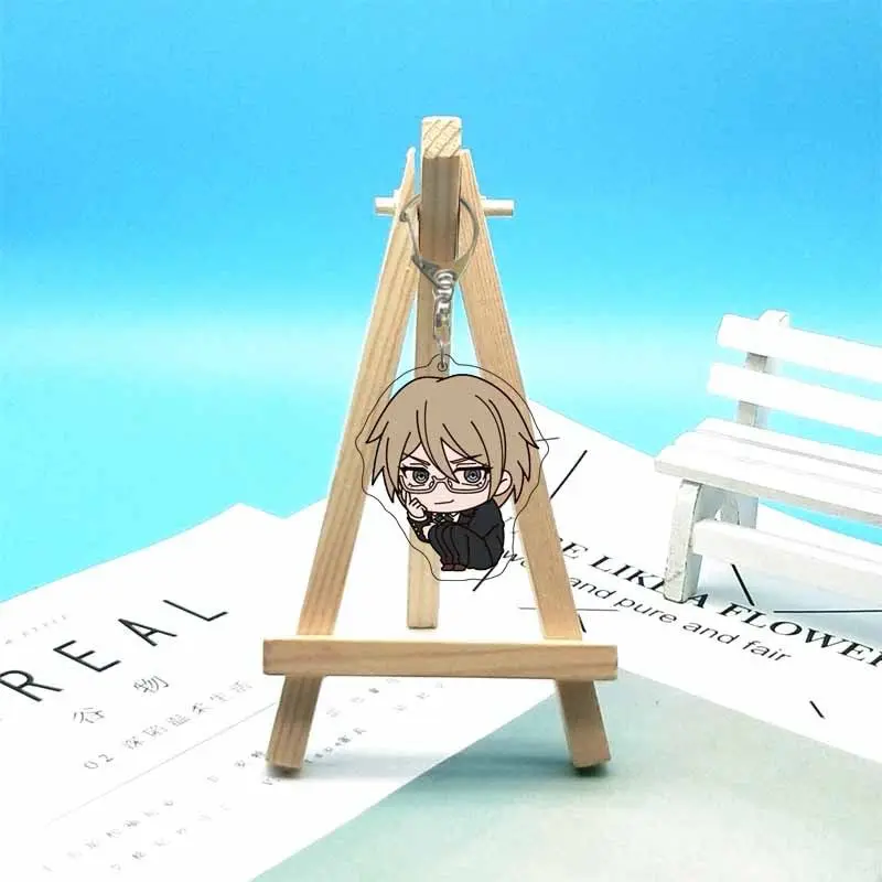 أنيمي دانغانرونا المفاتيح الكرتون Naegi ماكوتو توغامي Byakuya Komaeda Nagito الاكريليك قلادة كيرينغ مجوهرات اكسسوارات هدايا