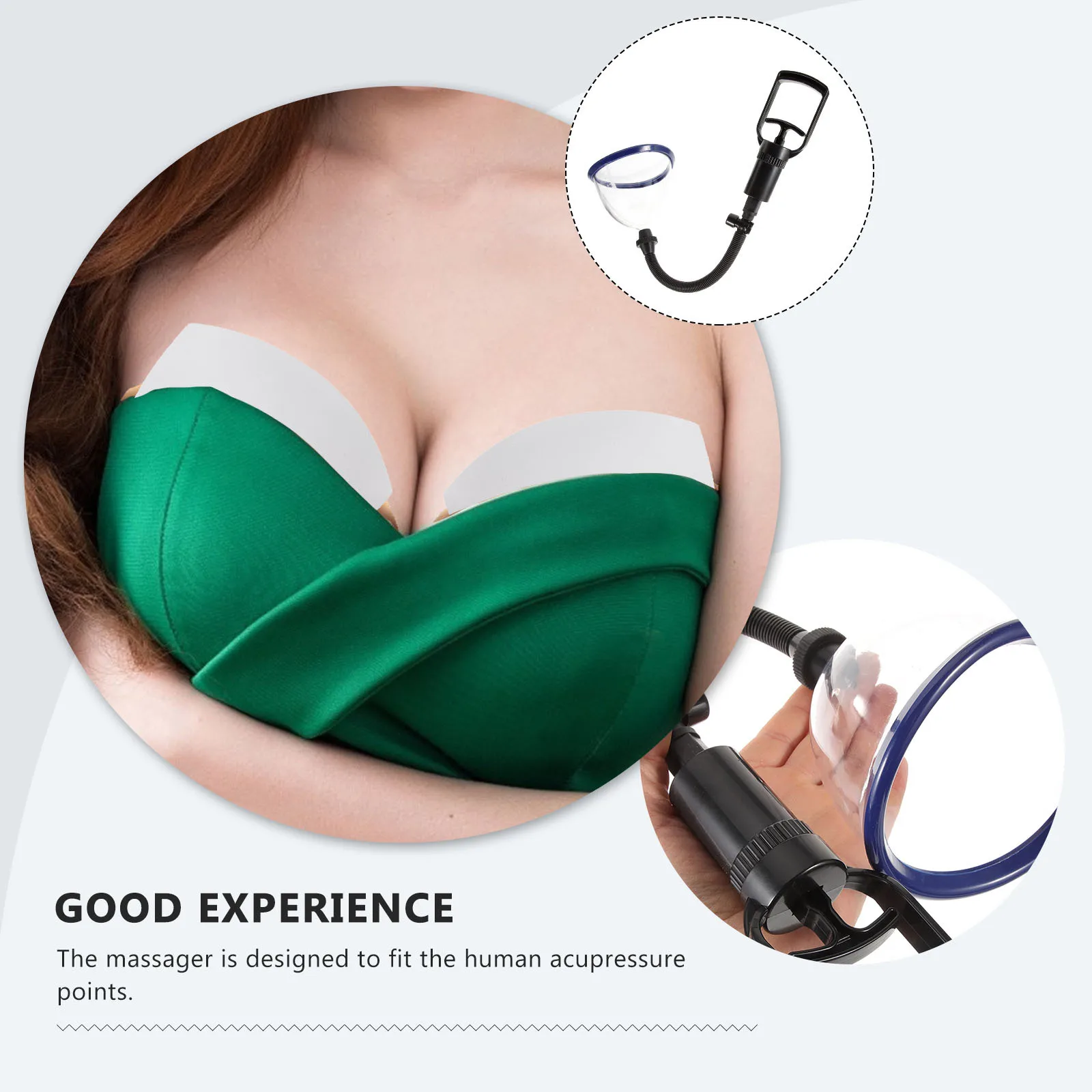 

1 комплект, массажер для груди, ручной насос, вакуумные чашки для женщин, подъемное устройство, инструмент для домашнего спа-салона