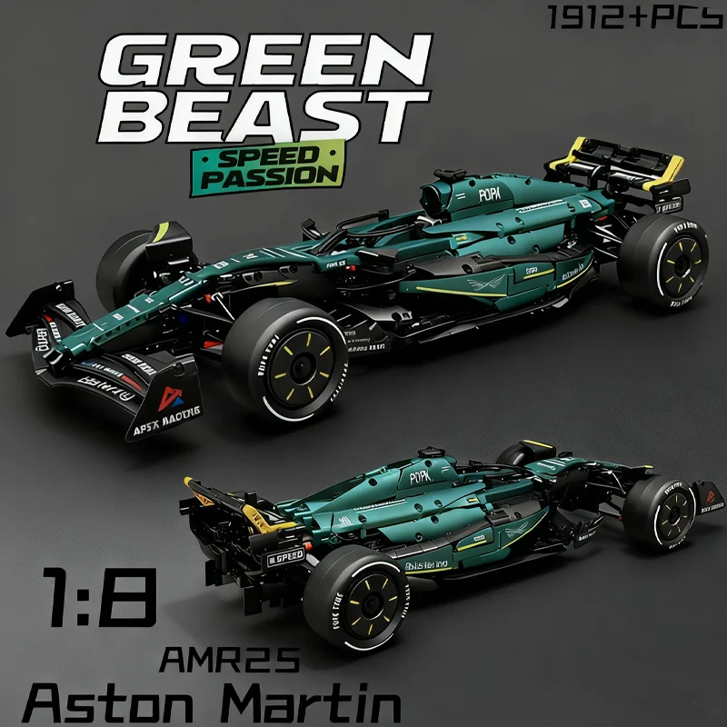 Classic Performance 1912Pcs Super Sports Car Building Blocks MOC DIY Assembly Set Kid Toy Collectible Party Decor Vehicle Bricks