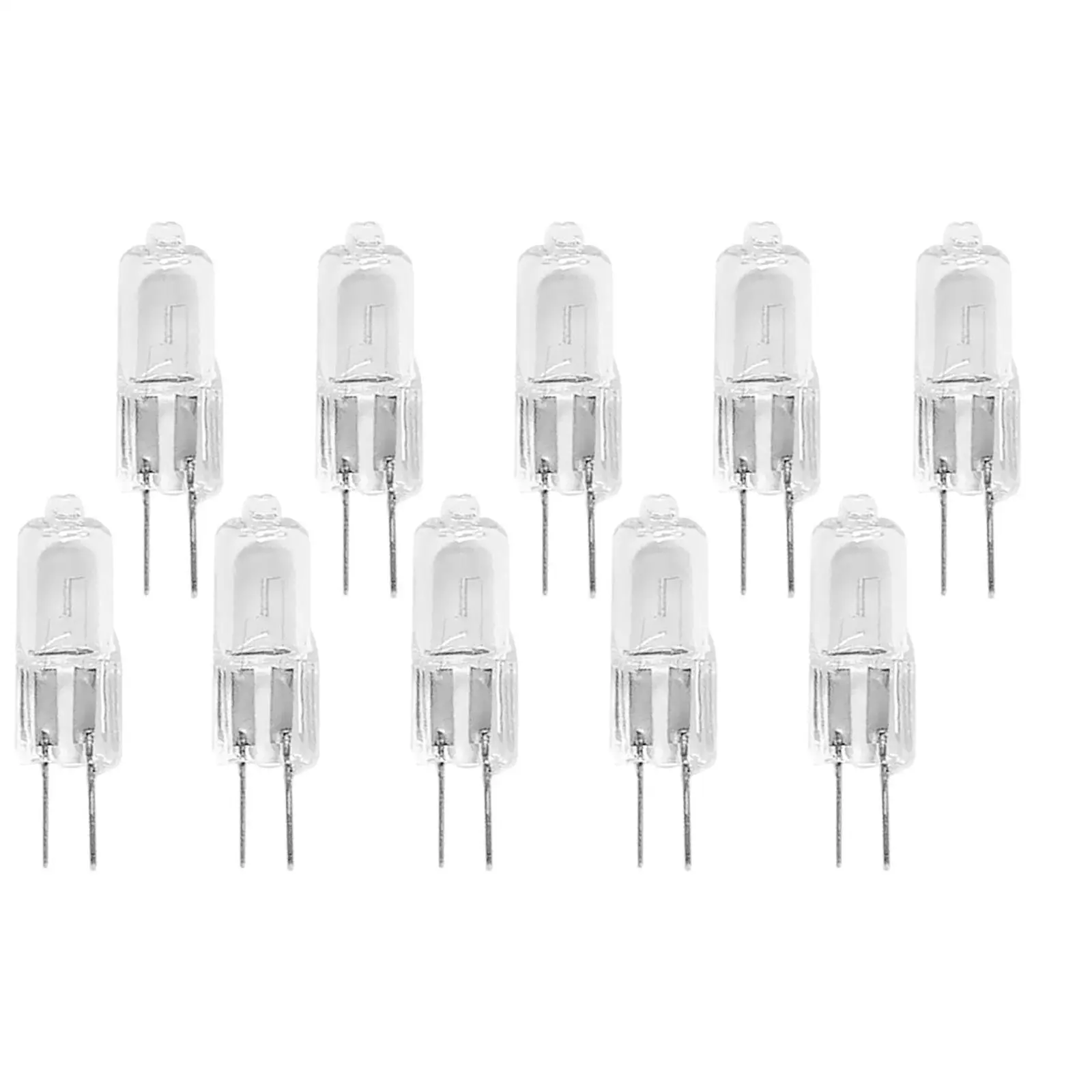 

10PCs G4 12V 20W Halogen Lamps Light Bulbs Capsule Long Life 2 Pin Warm White